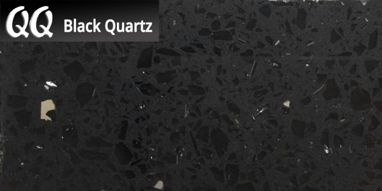 Premium Black Quartz Countertop QQ Black quartz stone countertop surface sample in Kuala Lumpur