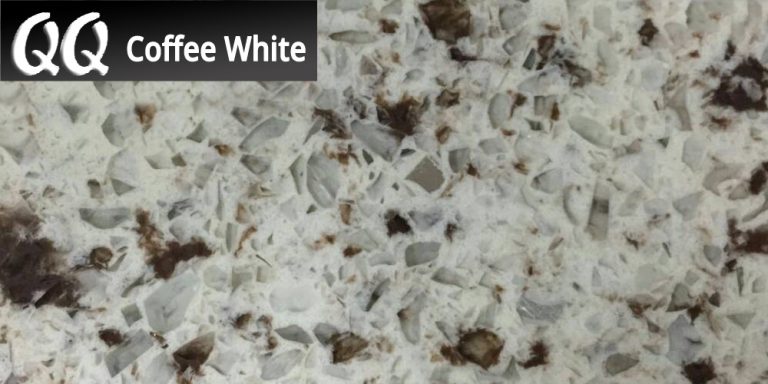 Premium Coffee White Quartz Countertop Coffee White quartz stone countertop surface sample in Kuala Lumpur, Malaysia