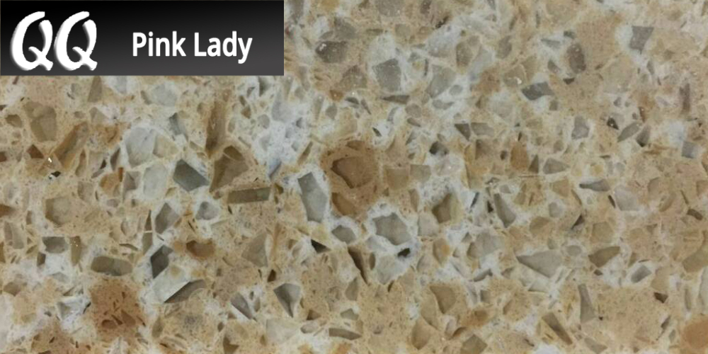 Premium Pink Lady Quartz Countertop Pink Lady quartz material for modern kitchen countertops and islands